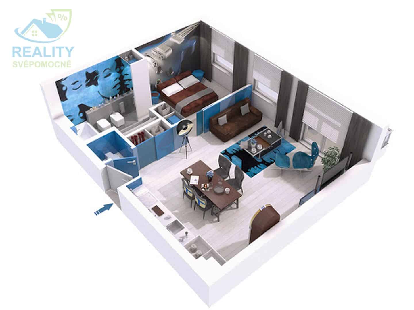 Pronájem bytu 2+kk - Hořovského, Praha