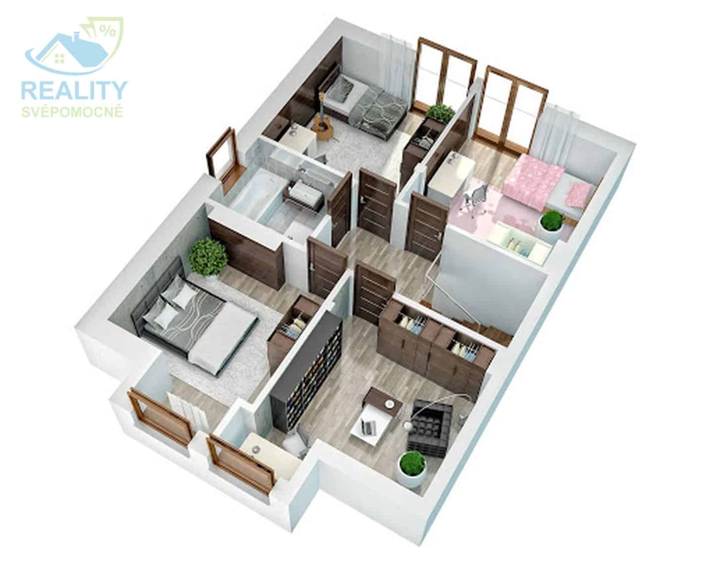 Pronájem bytu 4+1 - Berlínská, Praha