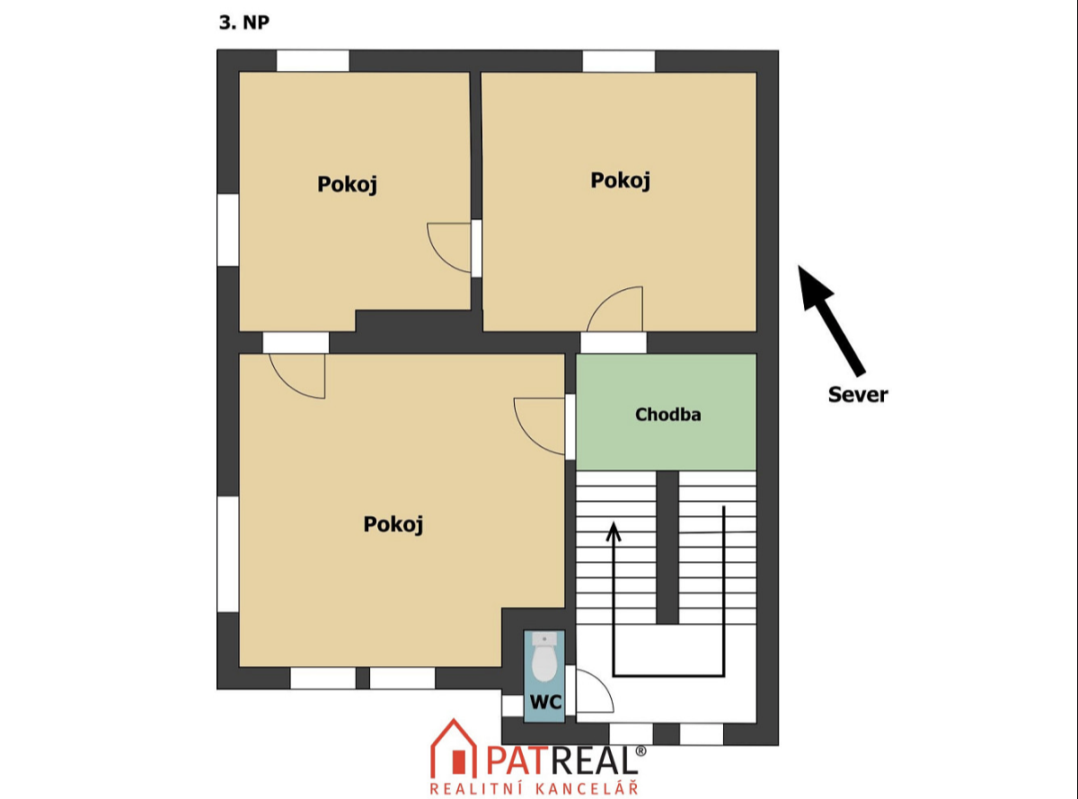 Pronájem samostatného pokoje 5+1 - Žabovřesky, Brno